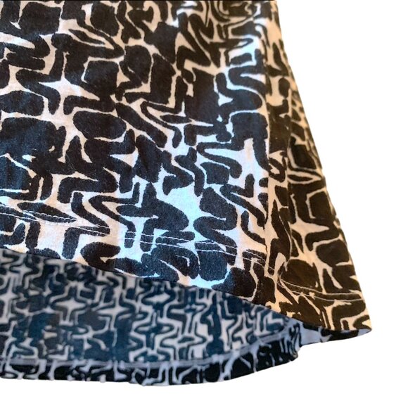 VELVET Black & white - Strapless Mini Tube Printed Dress – Size M - Picture 7 of 14